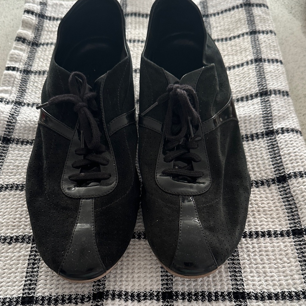 Cole Haan Black Lace-Up Sneakers